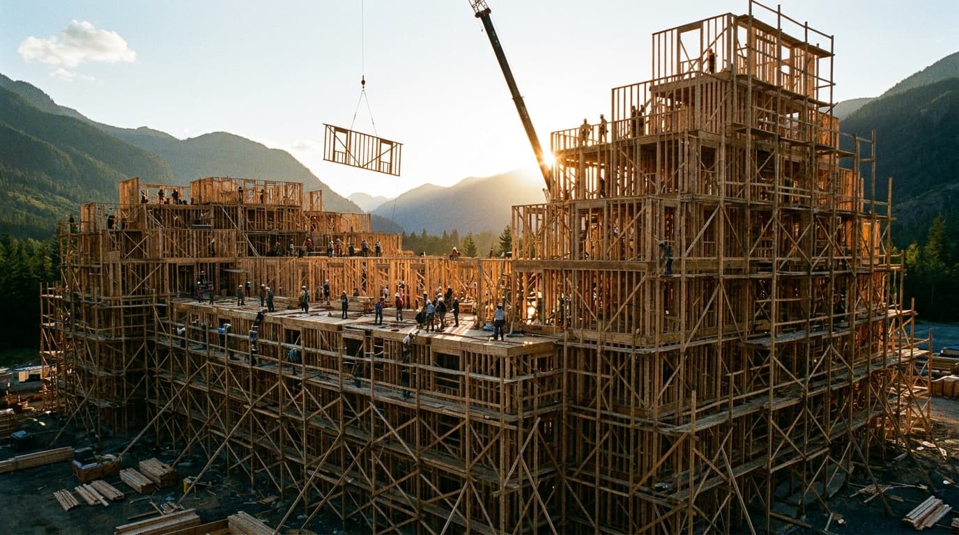 2×4工法で大規模木造は可能か？500坪超の実績を解説