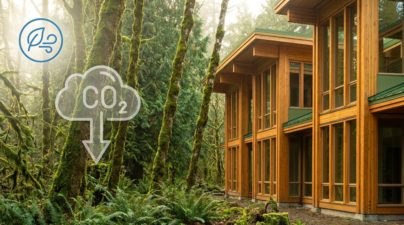 木造建築のCO2削減効果を数値で解説 — ESG時代の提案材料