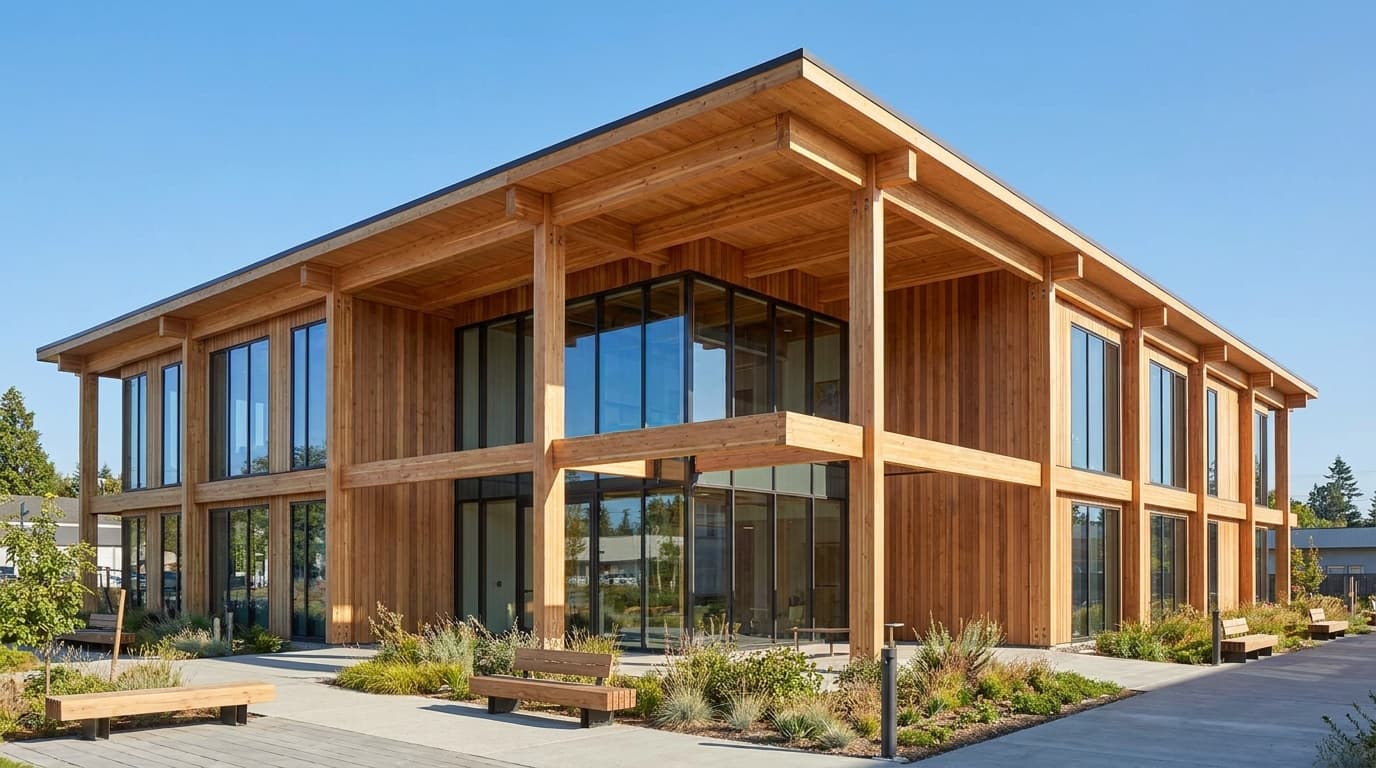 木造事務所の建設費と坪単価 — S造との比較シミュレーション