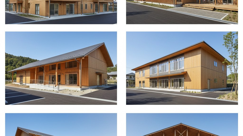 木造非住宅 施工事例集｜用途×規模×コストで探す事例ライブラリ